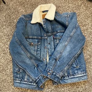 Levi “boyfriends trucker” jacket. Size small.